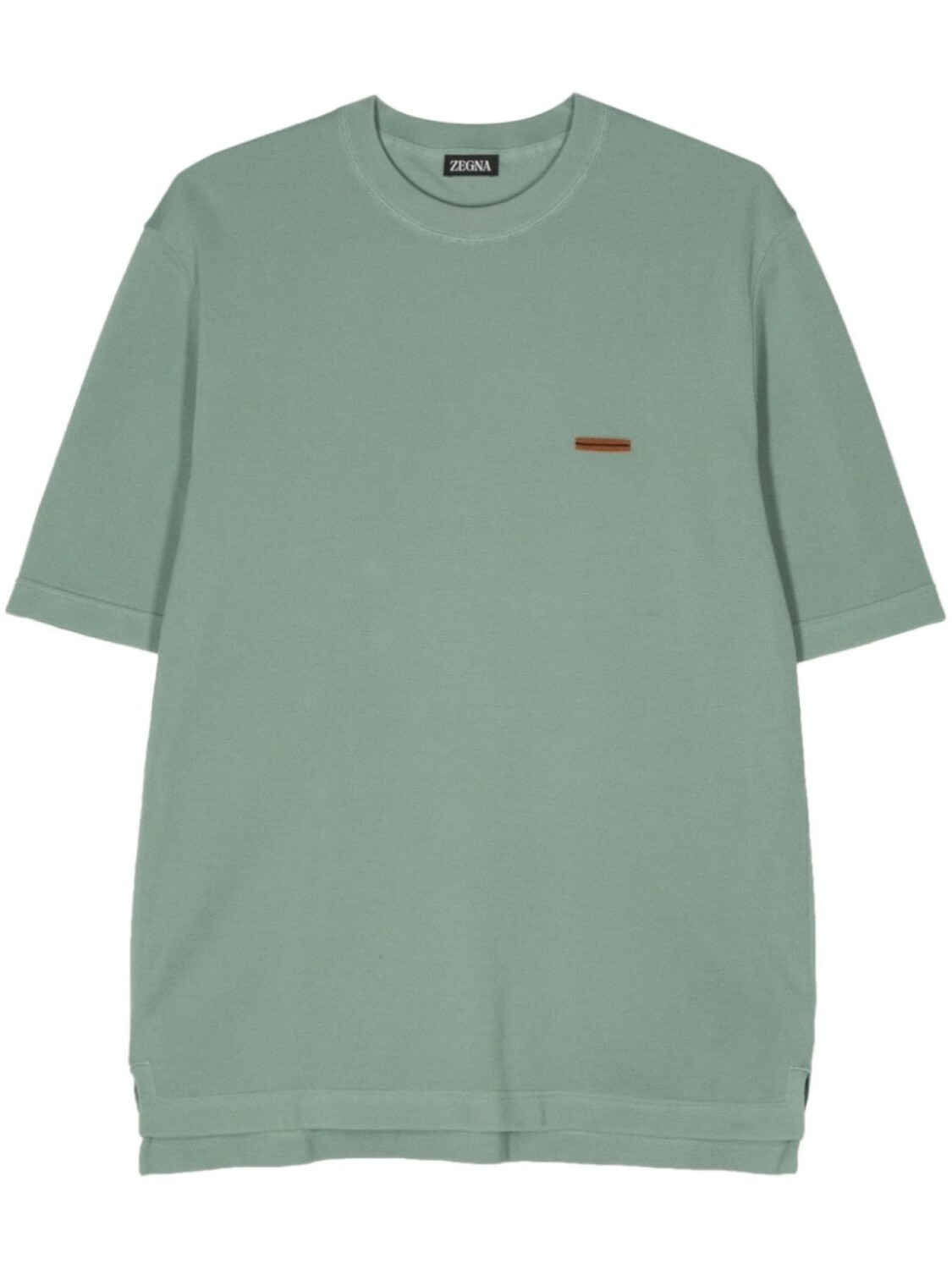 

Футболка с полосками Zegna, зеленый