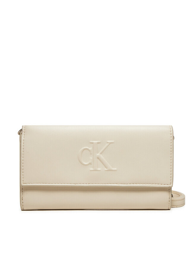 

Наплечная сумка Scylpted Long Calvin Klein, экрю