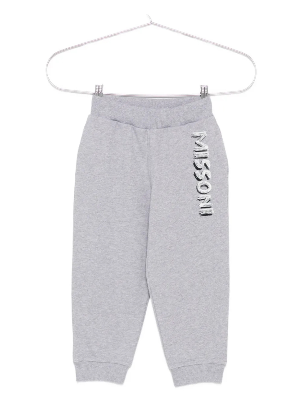 

Спортивные брюки Missoni Kids, украшенные пайетками, серый