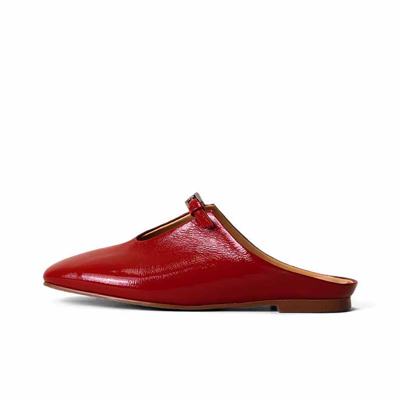 SHOEMAKER QUEEN Женские закрытые тапочки малиново-красные, цвет Magenta Red