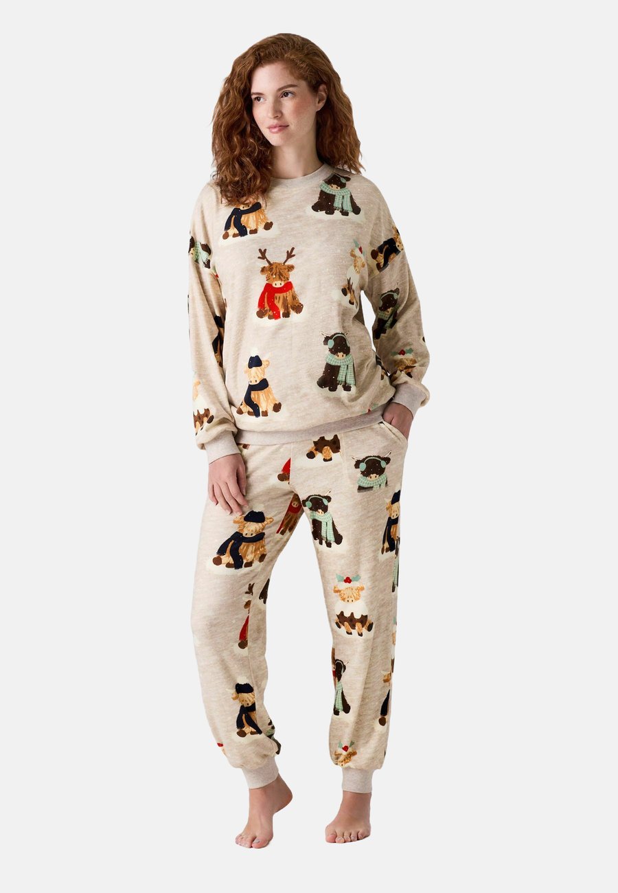 

Пижамный комплект Next SET, Oatmeal Hamish The Highland Cow/Beige