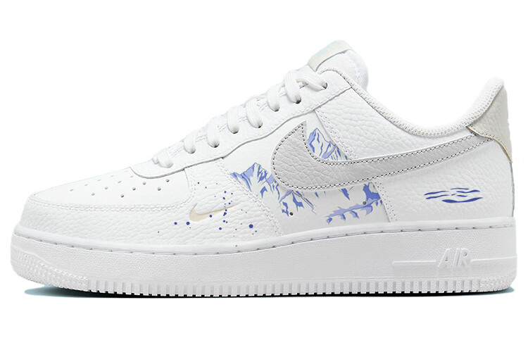 

Кроссовки Nike Air Force 1 Skateboarding Shoes Unisex Low-top Blue/white, синий