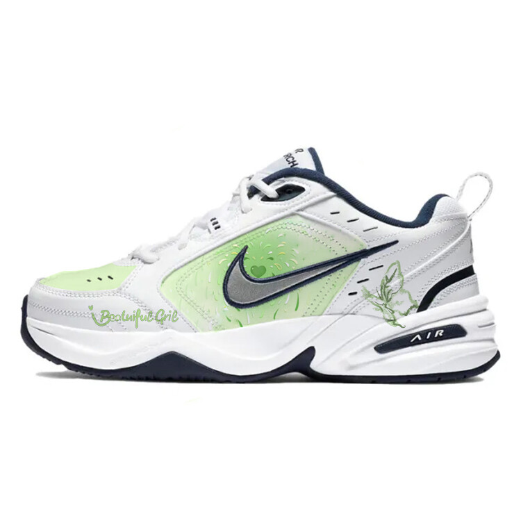 

Кроссовки Nike Air Monarch 4 Chunky Sneakers Unisex Low-top White/green, белый