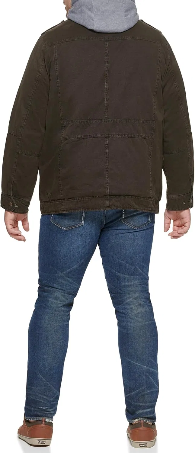 Куртка мужская утепленная Levi's, Dark Brown/Sherpa Lined — фото 2
