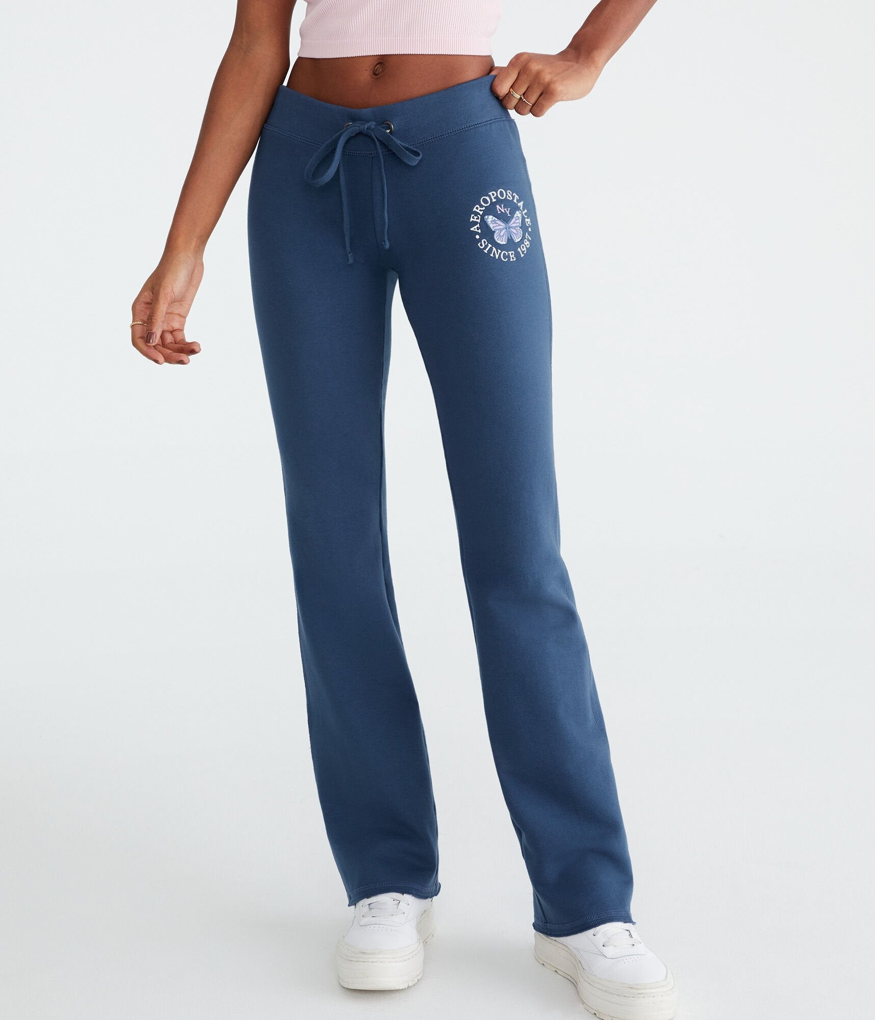 

Спортивные брюки Aeropostale Butterfly Fit & Flare, темно-зеленый