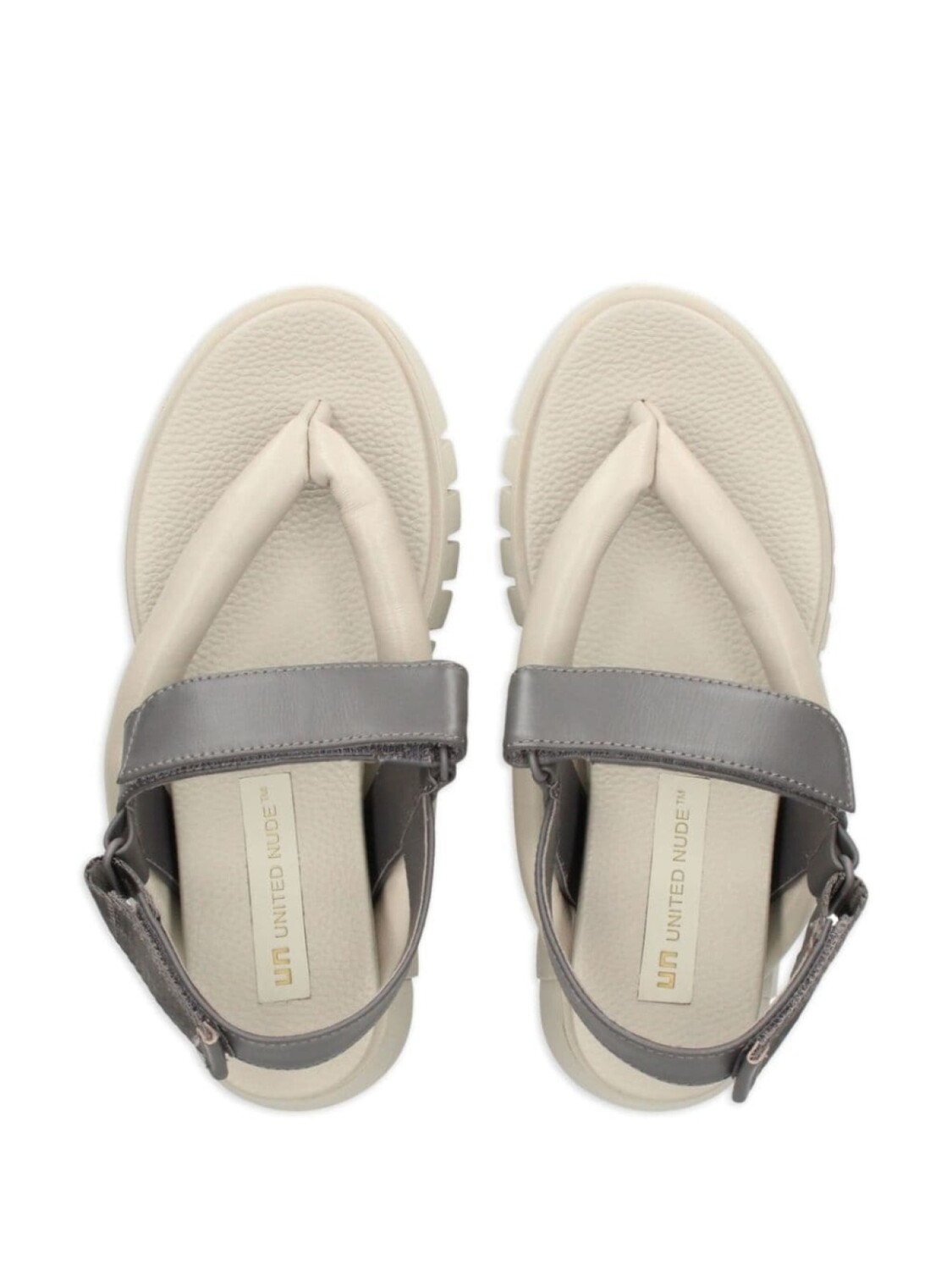 United Nude сандалии Delta Thong на платформе, нейтральный цвет — фото 4