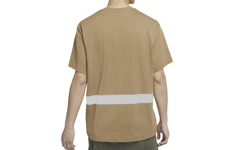 Футболка мужская водорослевая коричневая Nike, цвет Seaweed brown — фото 2
