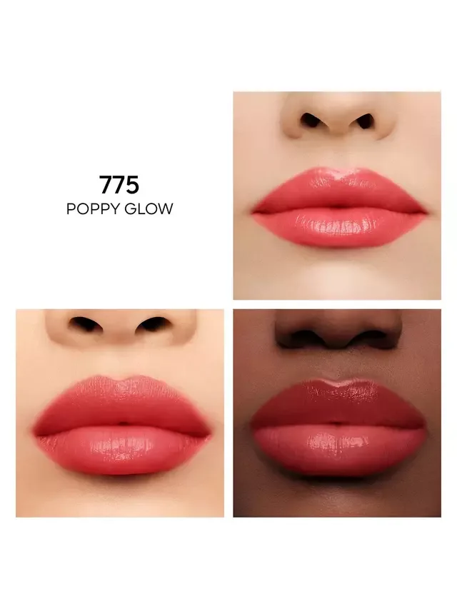 Бальзам для губ Kiss Kiss Bee Glow Guerlain, 775 Poppy Glow — фото 3