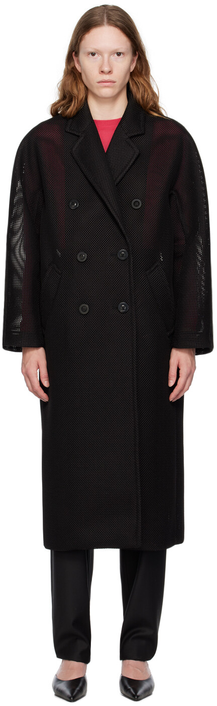

Черное пальто «Мадам» Max Mara, Черный, Черное пальто «Мадам» Max Mara