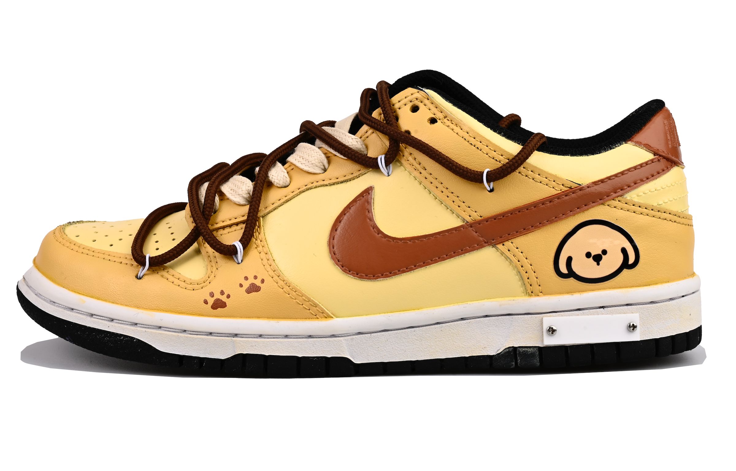 

Dunk Call Puppy Vlad утепленные, согревающие, зимние кожаные легкие амортизирующие нескользящие низкие Nike, желтый коричневый