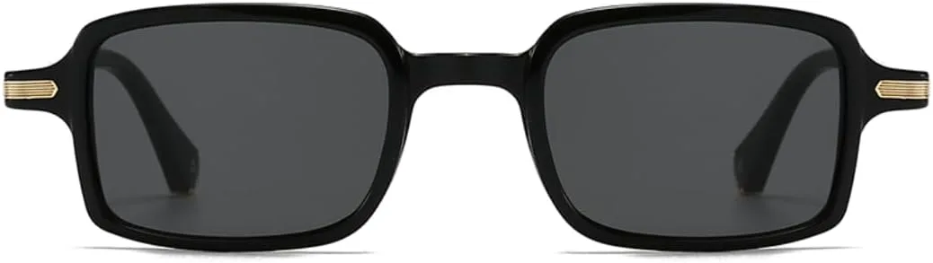 

Солнцезащитные очки с защитой UV400 | Компактная легкая оправа, цветные линзы | Для женщин и мужчин, для занятий спортом на открытом воздухе и вождения DSVIGF, Black