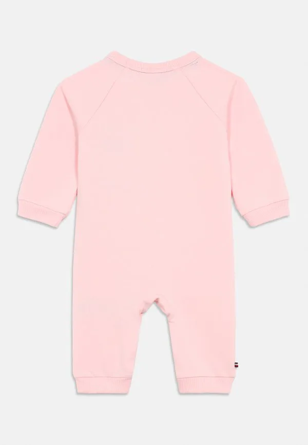 Комбинезон из махровой ткани с вышивкой логотипа Tommy Hilfiger, Duchess Pink — фото 2
