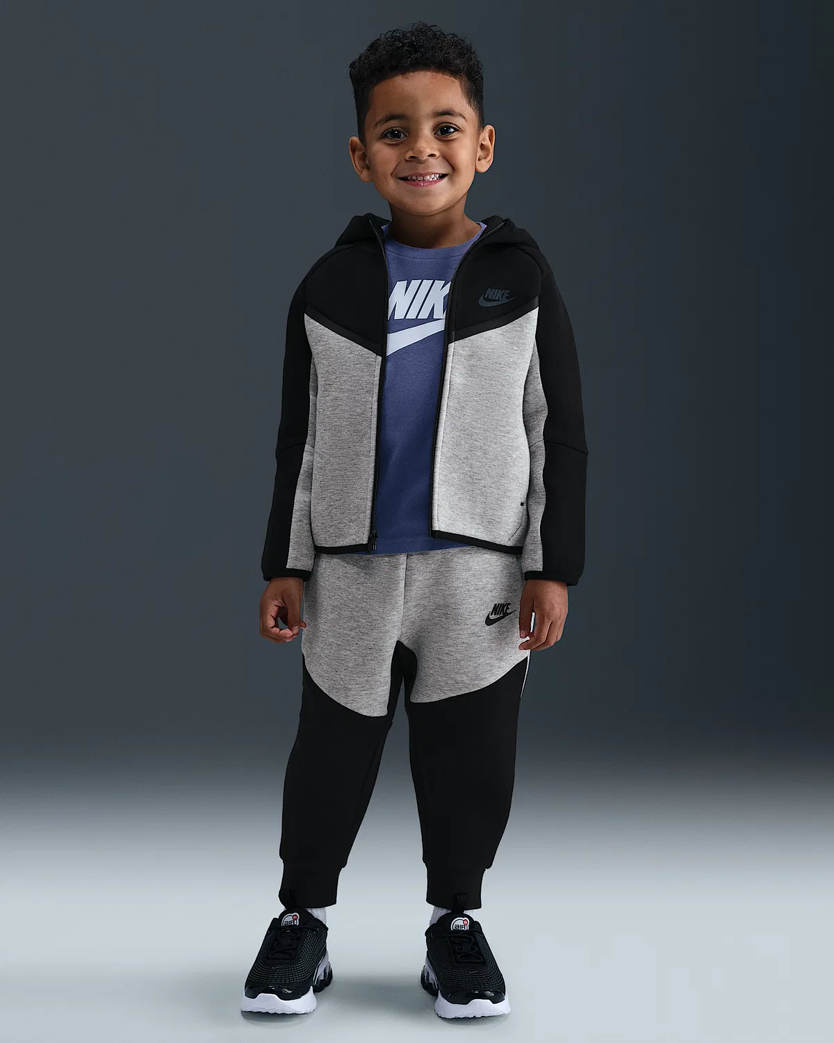 Детский спортивный костюм Nike Sportswear Toddler Tech Fleece, Black