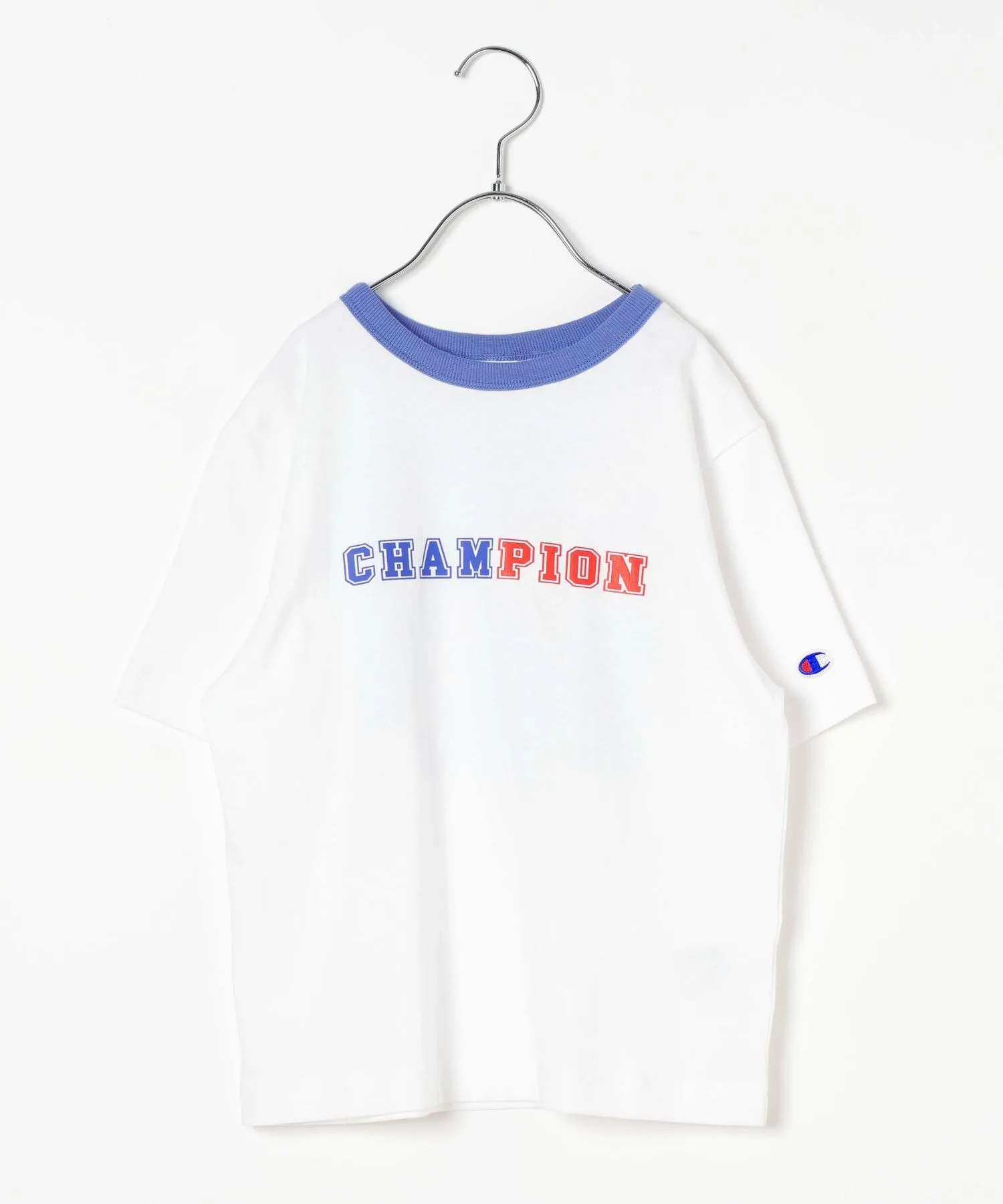 Детская футболка Champion с принтом на спине белая — фото 2