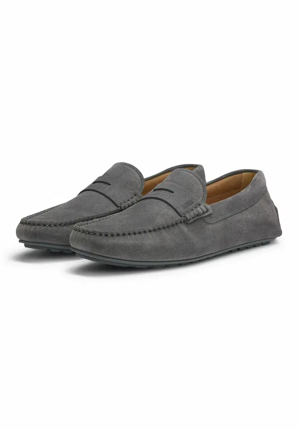Мокасины Noel mocc sdpeb moccasins Boss, тёмно-серый — фото 2