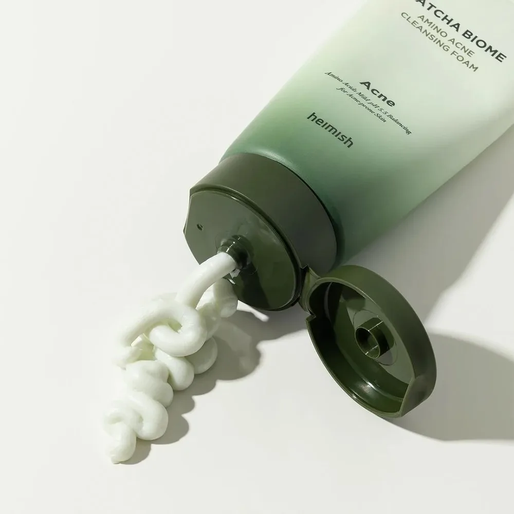 Пенка для умывания Heimish — Очищающая пенка для ресниц Mascara Biome Amino от прыщей, 150 г — фото 4