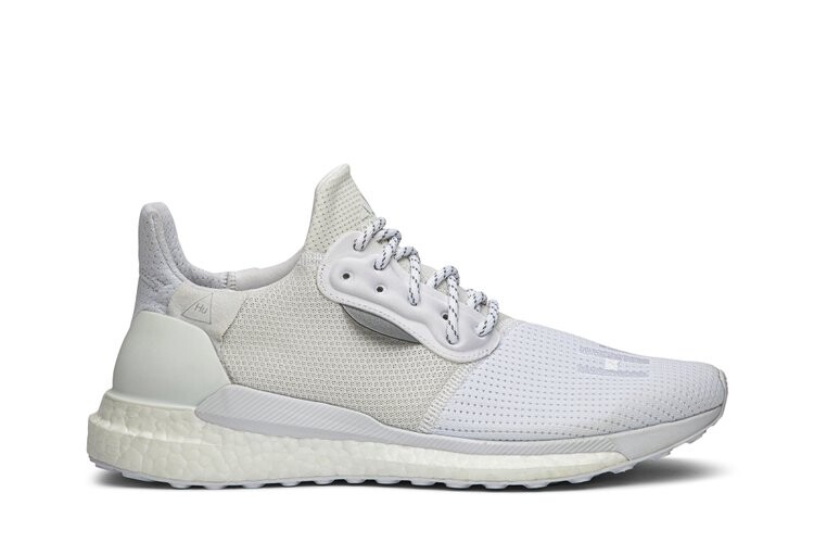 

Кроссовки Adidas Pharrell x Solar Hu Glide PRD 'Cloud White', белый, Белый;серый, Кроссовки Adidas Pharrell x Solar Hu Glide PRD 'Cloud White', белый