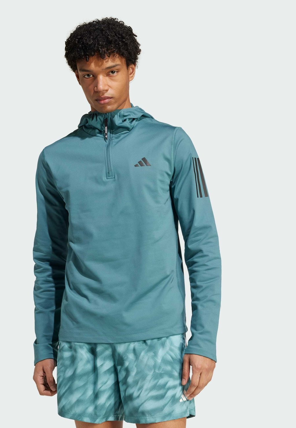 

Футболка с длинным рукавом Adidas Performance, цвет Preloved Teal