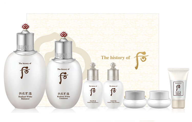 Набор для ухода за кожей Gongchen Enjoy Snow Jade Condensed Water Lotion Box The History Of Whoo, seven-piece set b — фото 4