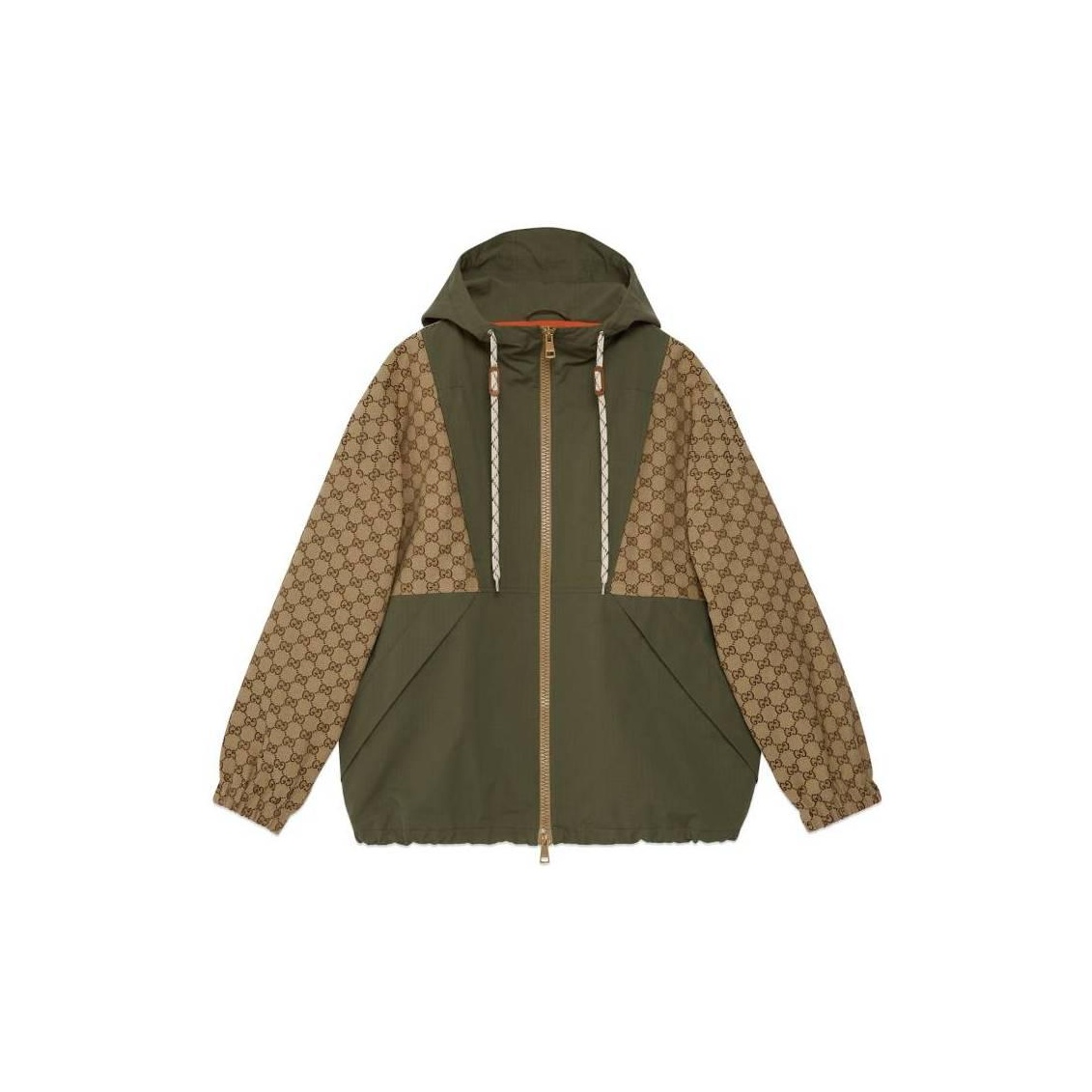

GUCCI Худи с капюшоном из холста, Green