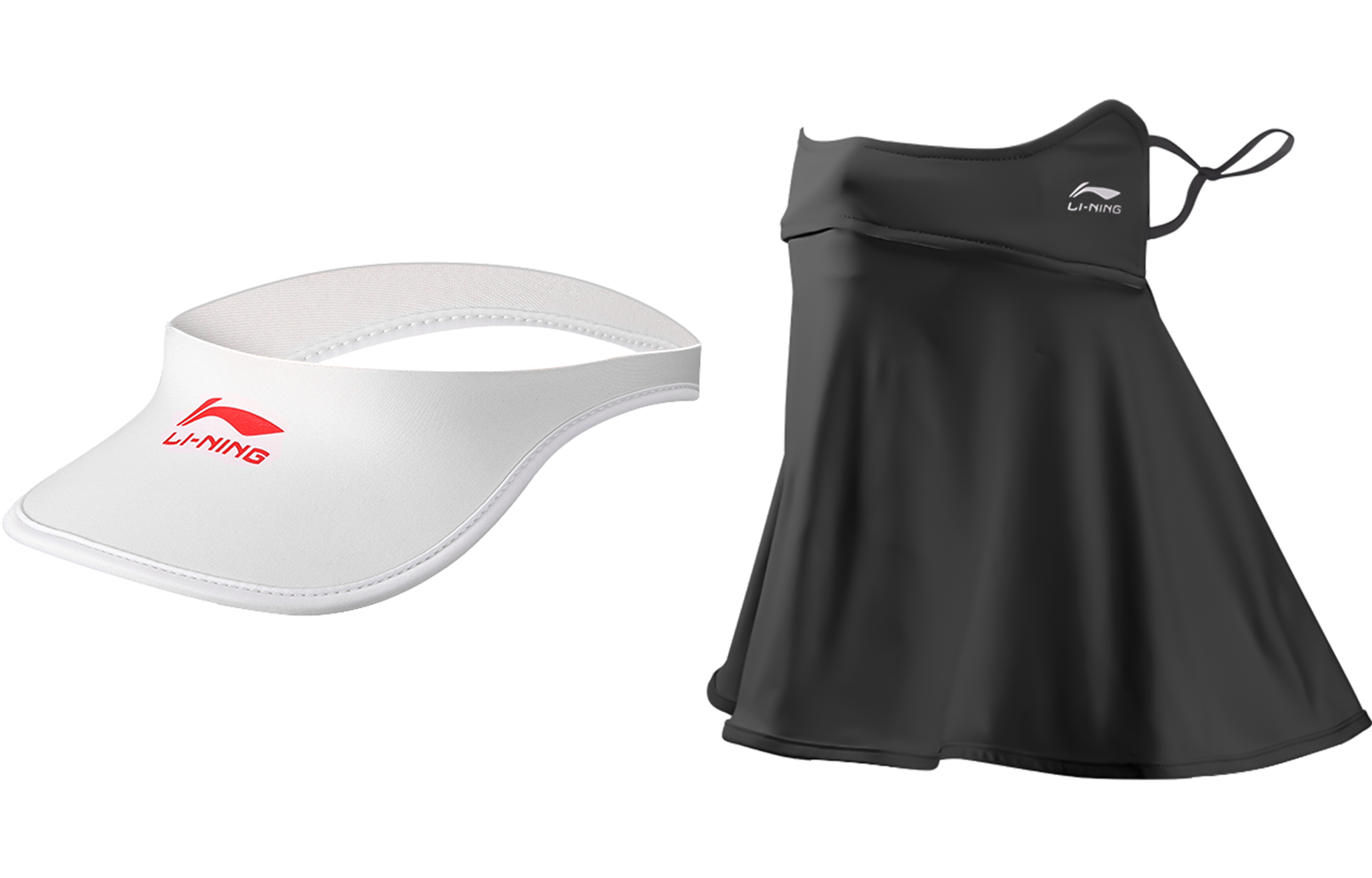 

Солнцезащитная маска для верховой езды с защитой от ультрафиолета LINING, черный