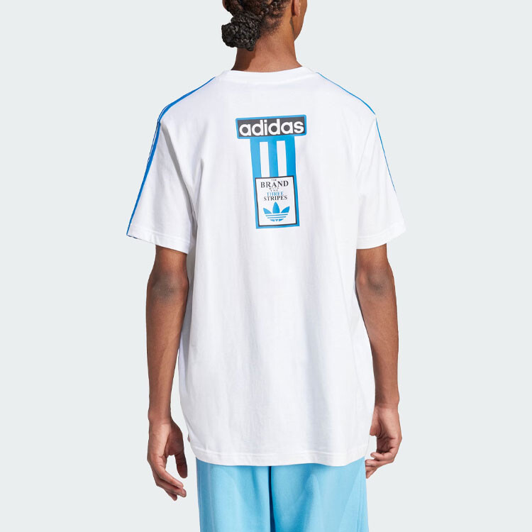 Футболка Adidas Originals Adicolor белая — фото 3