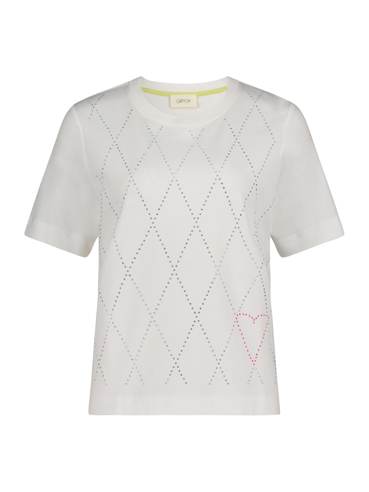 

CARTOON Футболка с короткими рукавами и круглым вырезом, кремово-розового цвета, Розовый, CARTOON Футболка с короткими рукавами и круглым вырезом, кремово-розового цвета