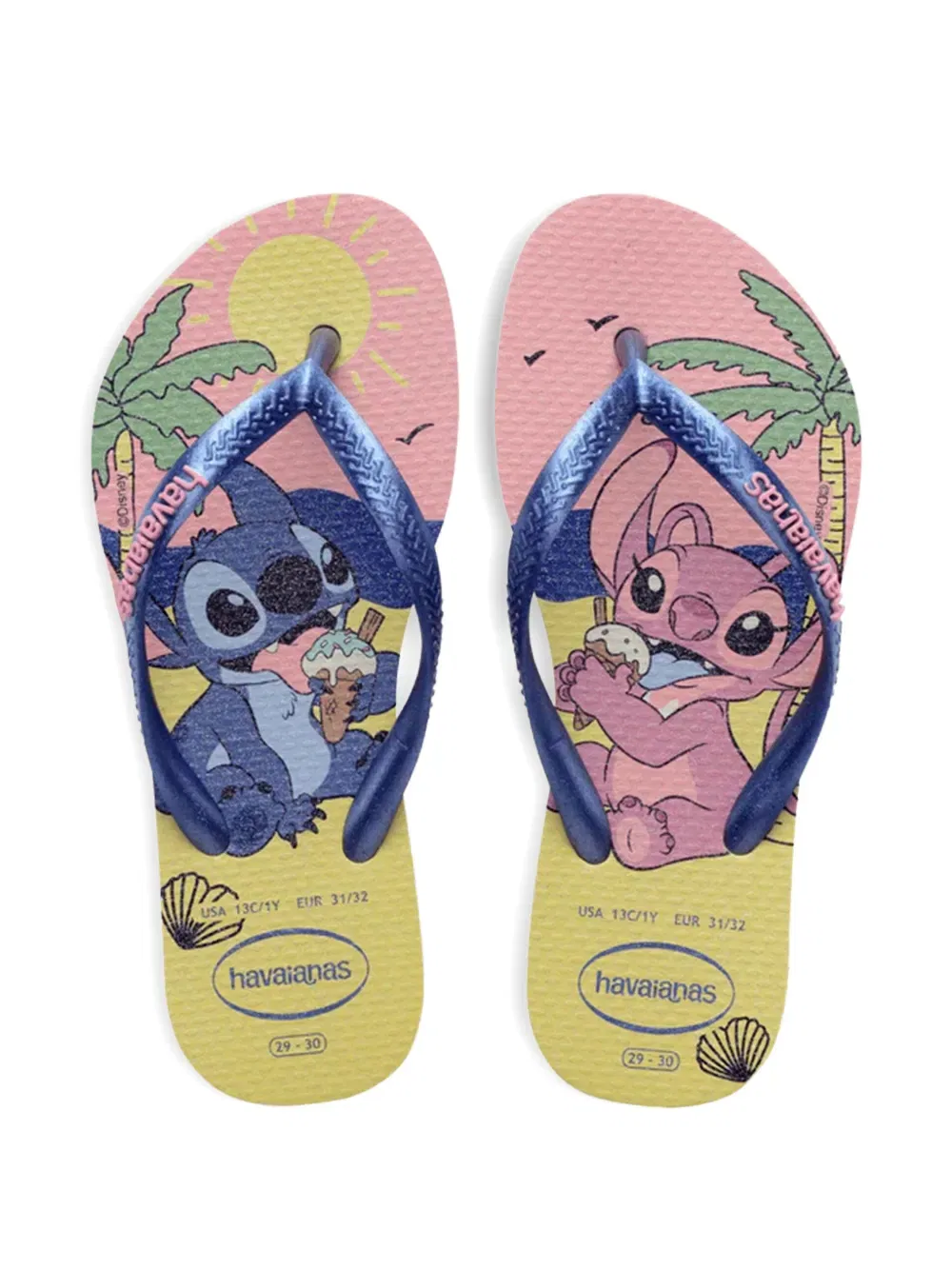 Мультяшные шлепанцы Havaianas Kids, розовый — фото 4