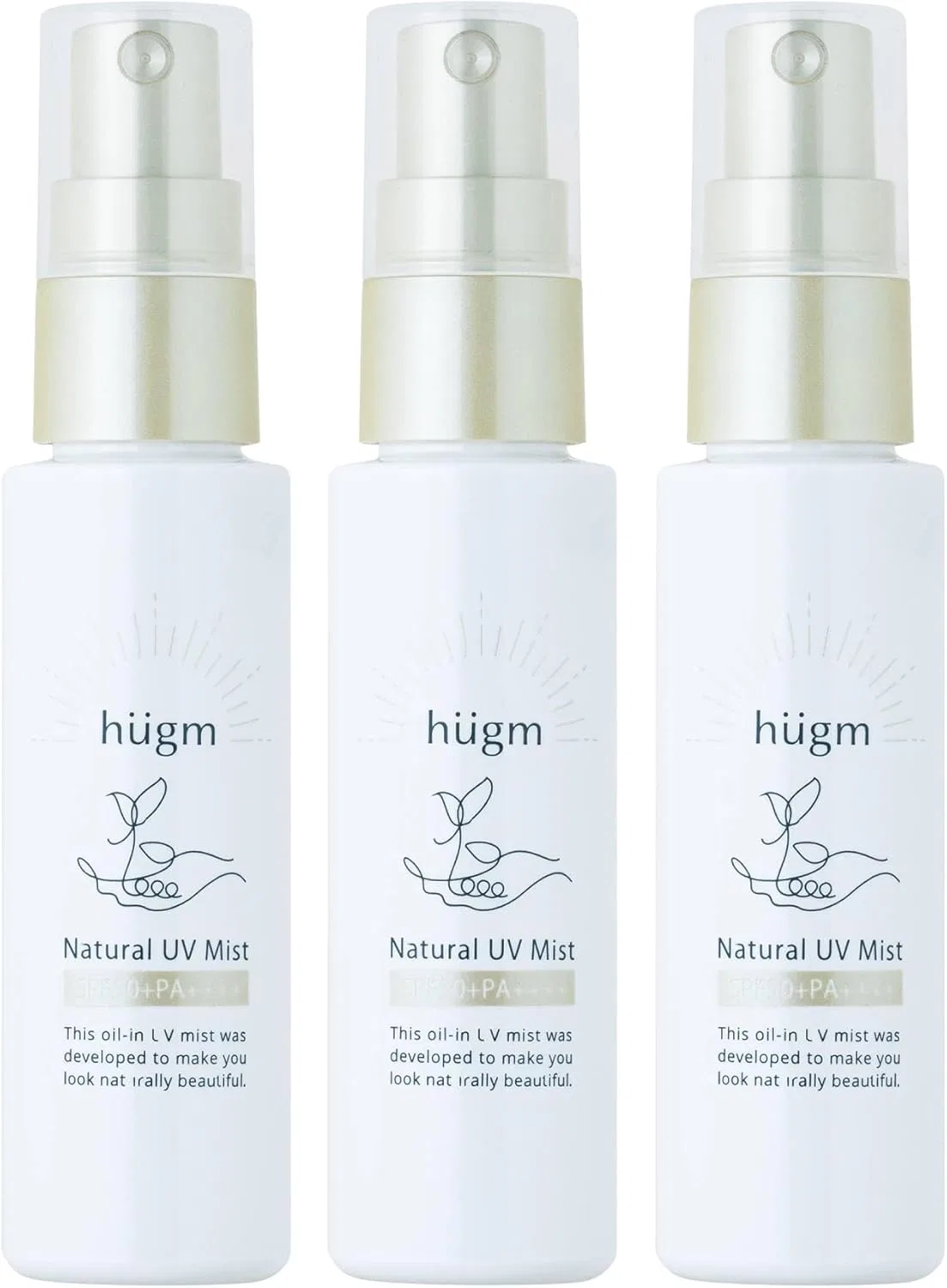 Солнцезащитный спрей-мист TeaLife HUGM SRF50+ Natural UV Mist, 3 шт, 47 мл Tea Life