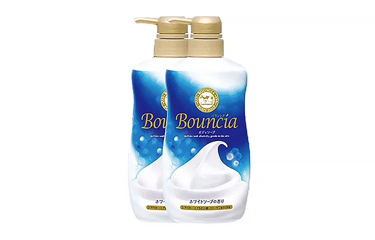 COW SOAP Увлажняющее молочко для ванны beauty skincare 500 мл*2+400 мл*2, Two-Piece Set: Rose Moisturizing Shower Gel 480ml+Rose Moisturizing Shower Gel Refill 3 60ml — фото 4