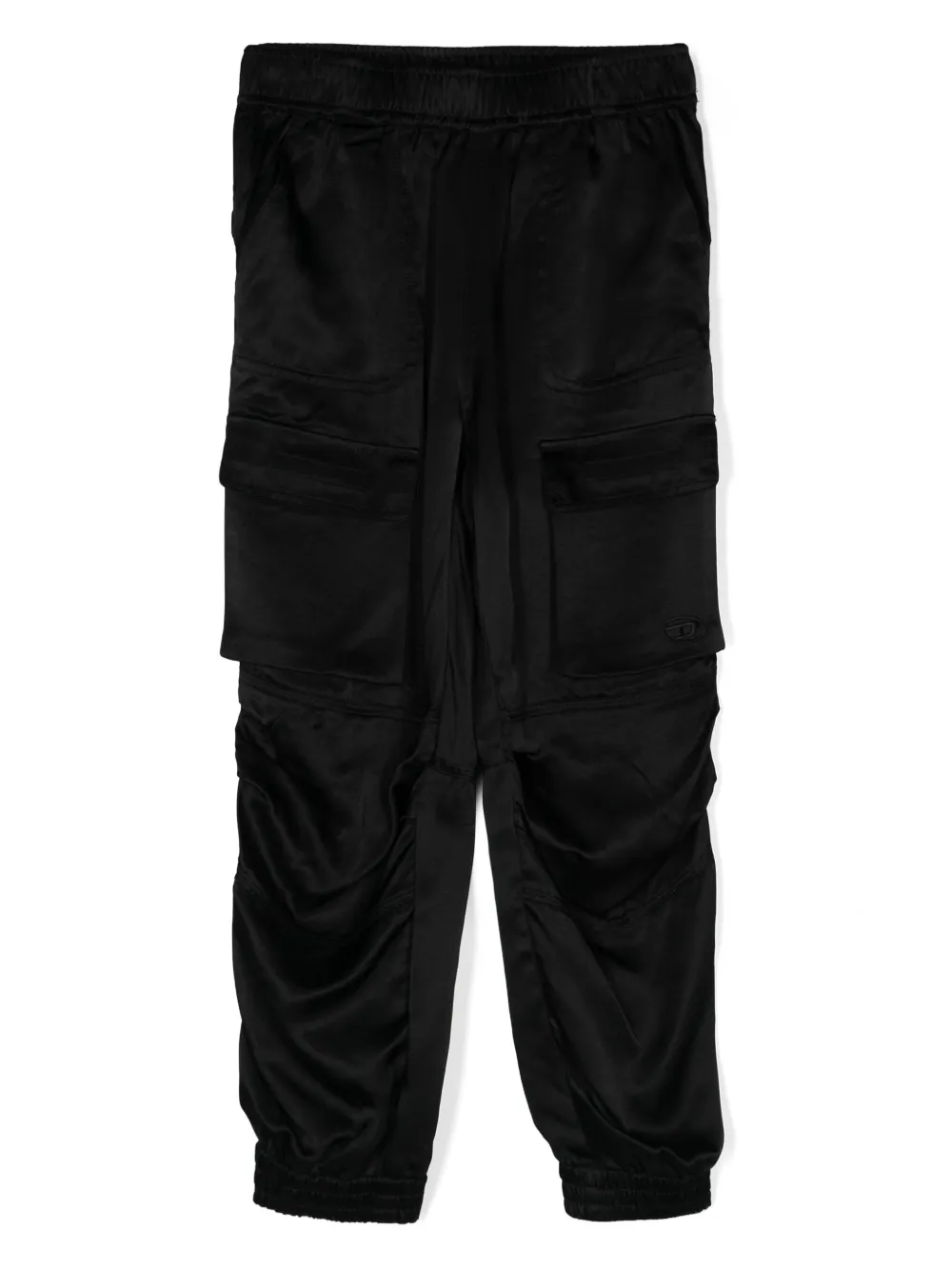 

Брюки карго с вышивкой Oval D Diesel Kids, черный