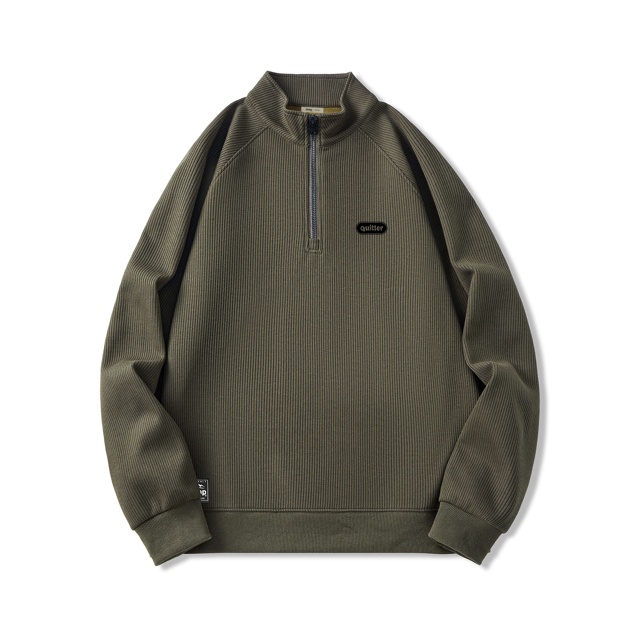 

Свитшот Unisex из коллекции Theme Jeep, зеленый fleece-lined