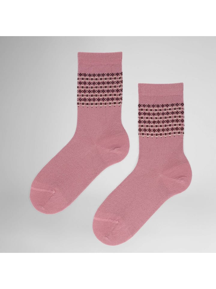 

Носки в скандинавском стиле розового цвета Hudson