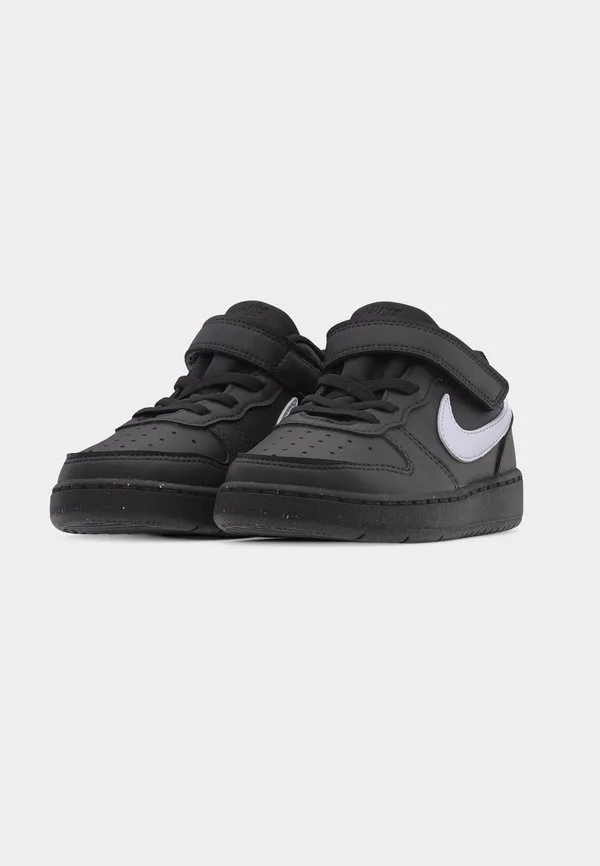 Кроссовки унисекс court borough recraft Nike Sportswear, Black/White — фото 3