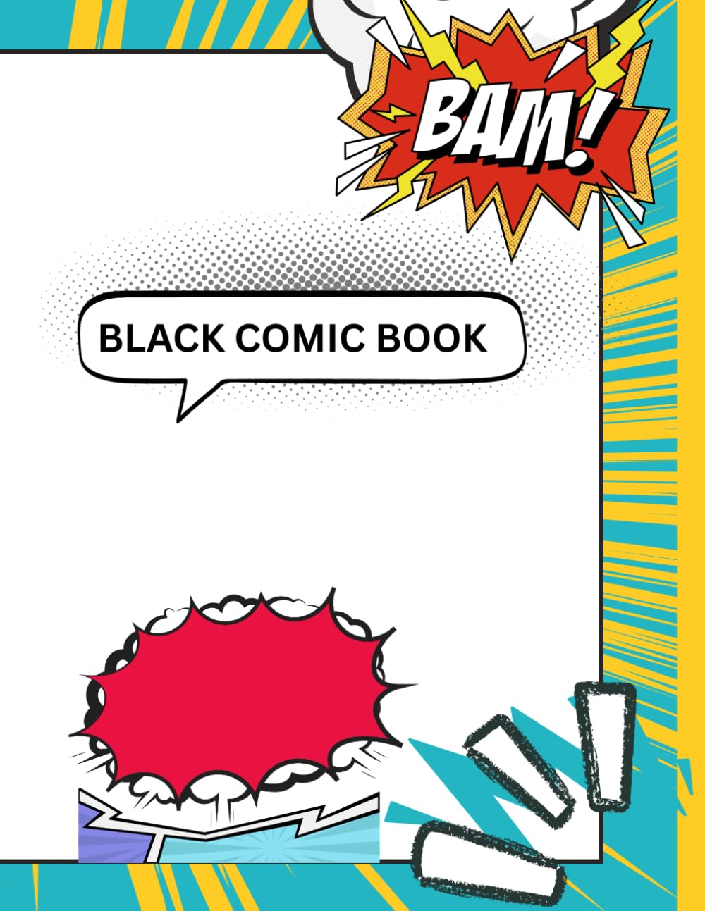 

Black Comic Book: A Fun and Personalized Ownership Page for Kids, Students, and Creative Readers (Independently published)