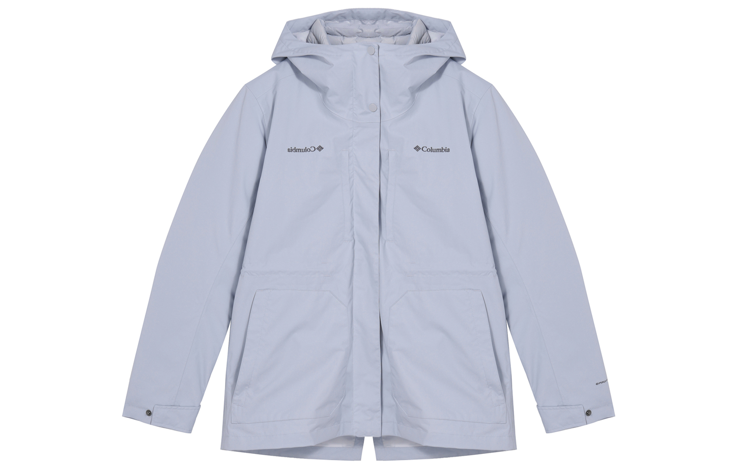 

Columbia Ветровка женская серая водонепроницаемая ветронепроницаемая термоизоляционная теплоотражающая дождезащитная, Gray