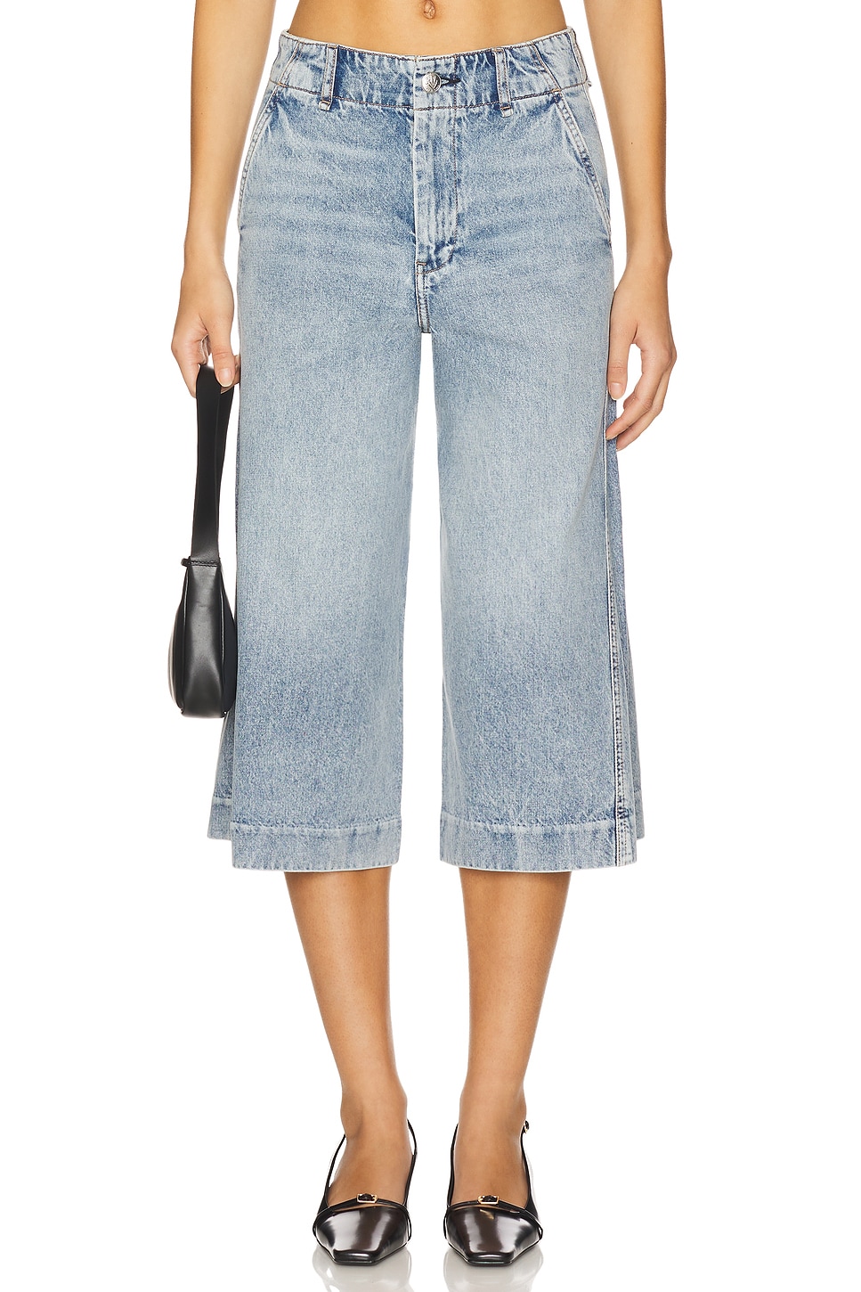 

Jamie высокая талия посадка брюки-кулоты Rag & Bone, pacific