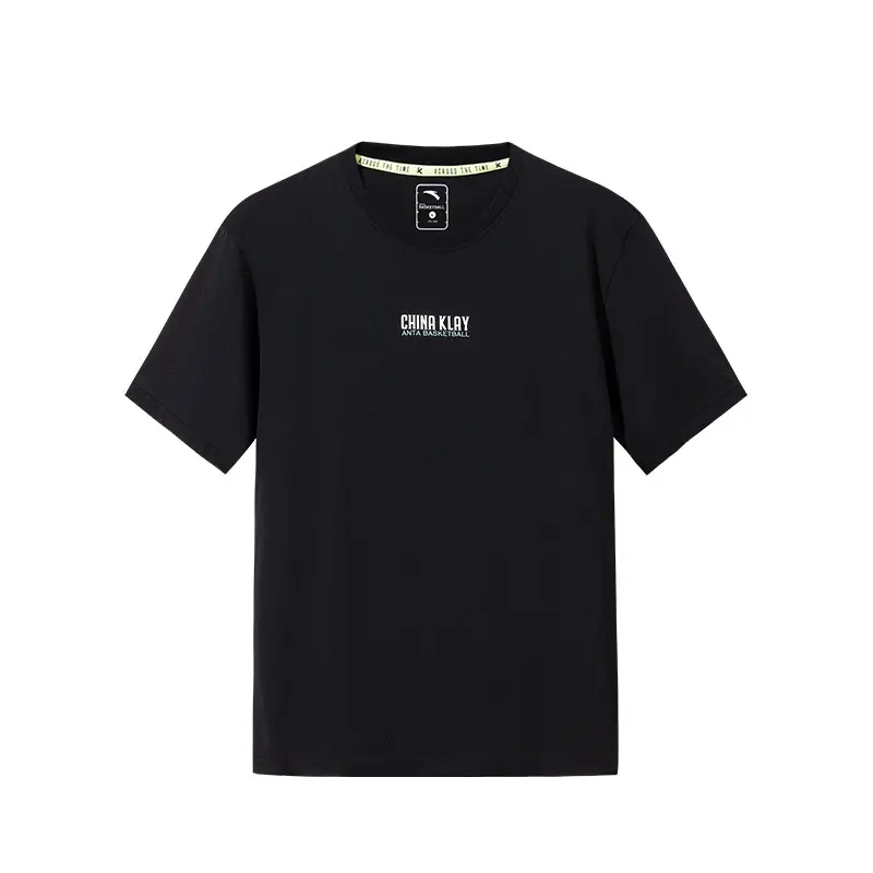 

ANTA Футболка баскетбольная Thompson KT мужская базовая black, Черный, ANTA Футболка баскетбольная Thompson KT мужская базовая black