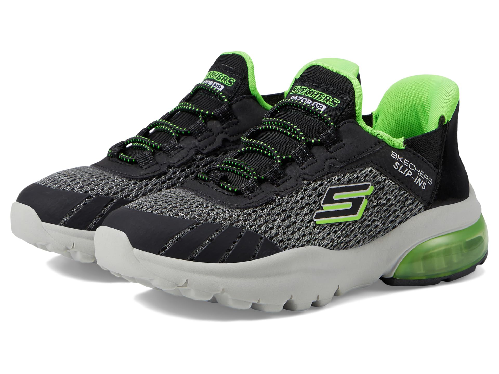 

Кроссовки SKECHERS KIDS Slip-Ins Razor Flex Air 403839L, Charcoal/Black