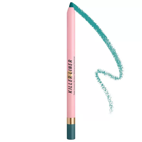

Водостойкая гелевая подводка для глаз Killer Liner 36 часов Too Faced, цвет turquoise