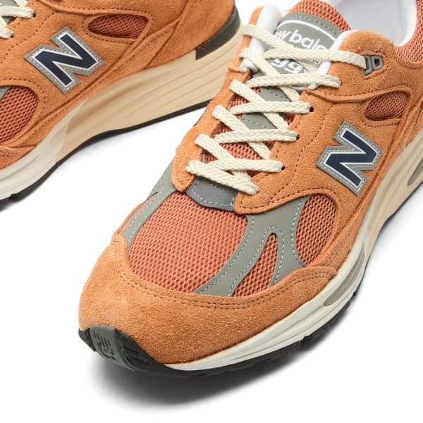 Кроссовки 991V2 New Balance, оранжевый — фото 3