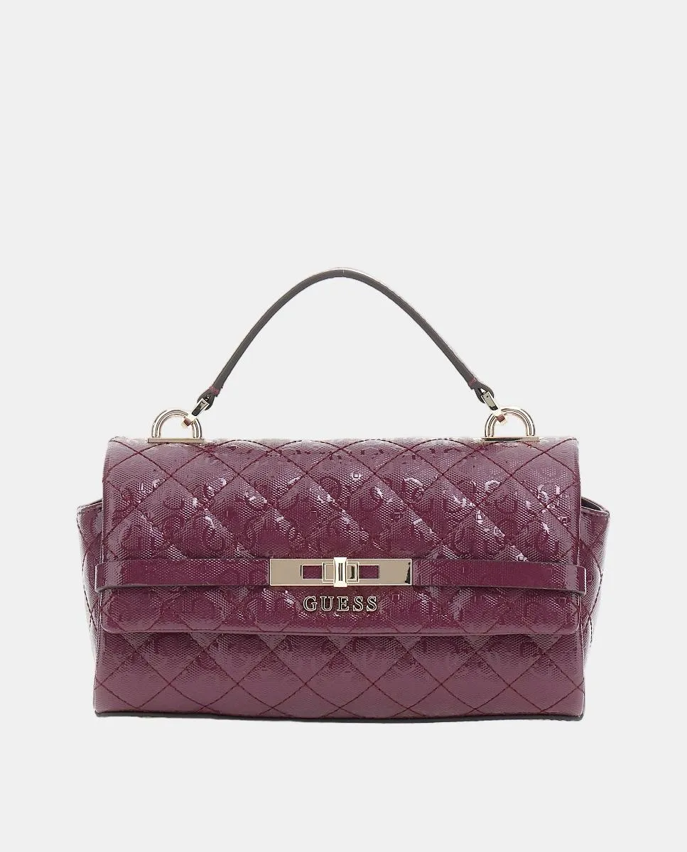 

Сумка на руку с молнией Guess, бордовый