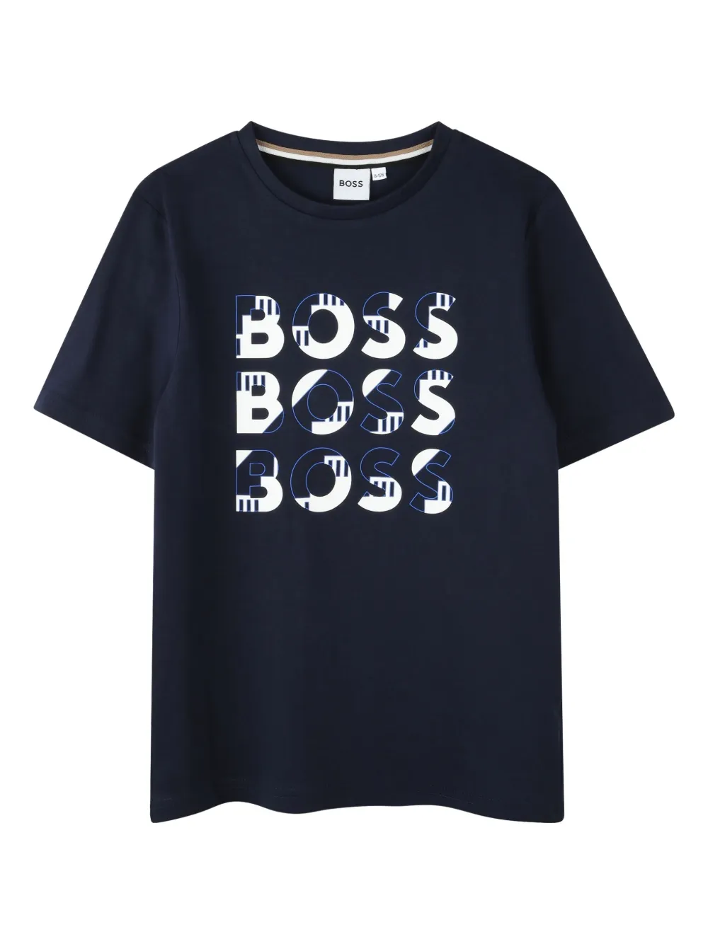 

Футболка с логотипом Boss Kidswear, синий