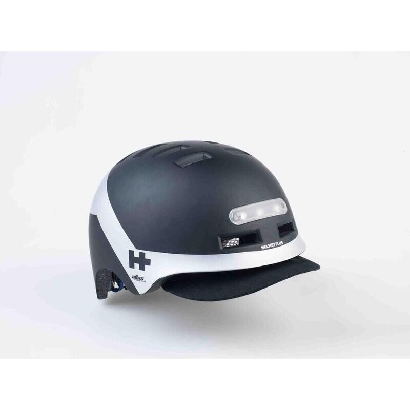 

ВЕЛОСИПЕДНЫЙ ШЛЕМ С ЛАМПАМИ - ATLAS 2, ЧЕРНЫЙ/БЕЛЫЙ Helmet+, цвет weiss