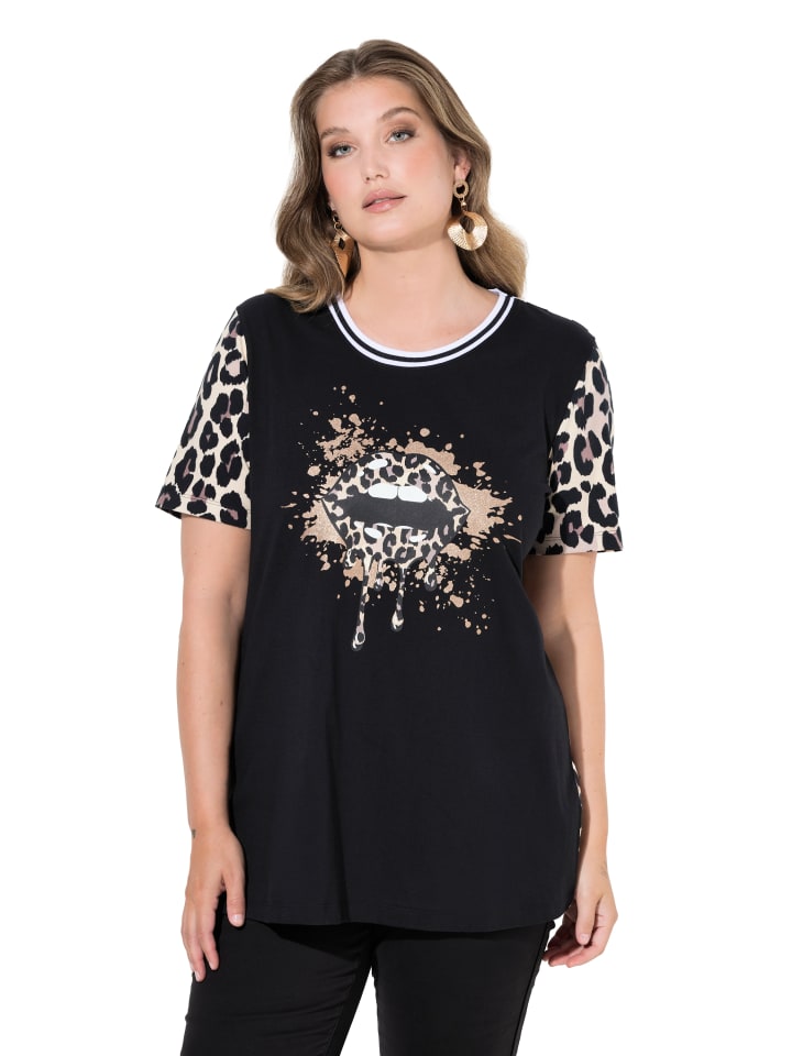 

MIAMODA Черная футболка, Черный, MIAMODA Черная футболка