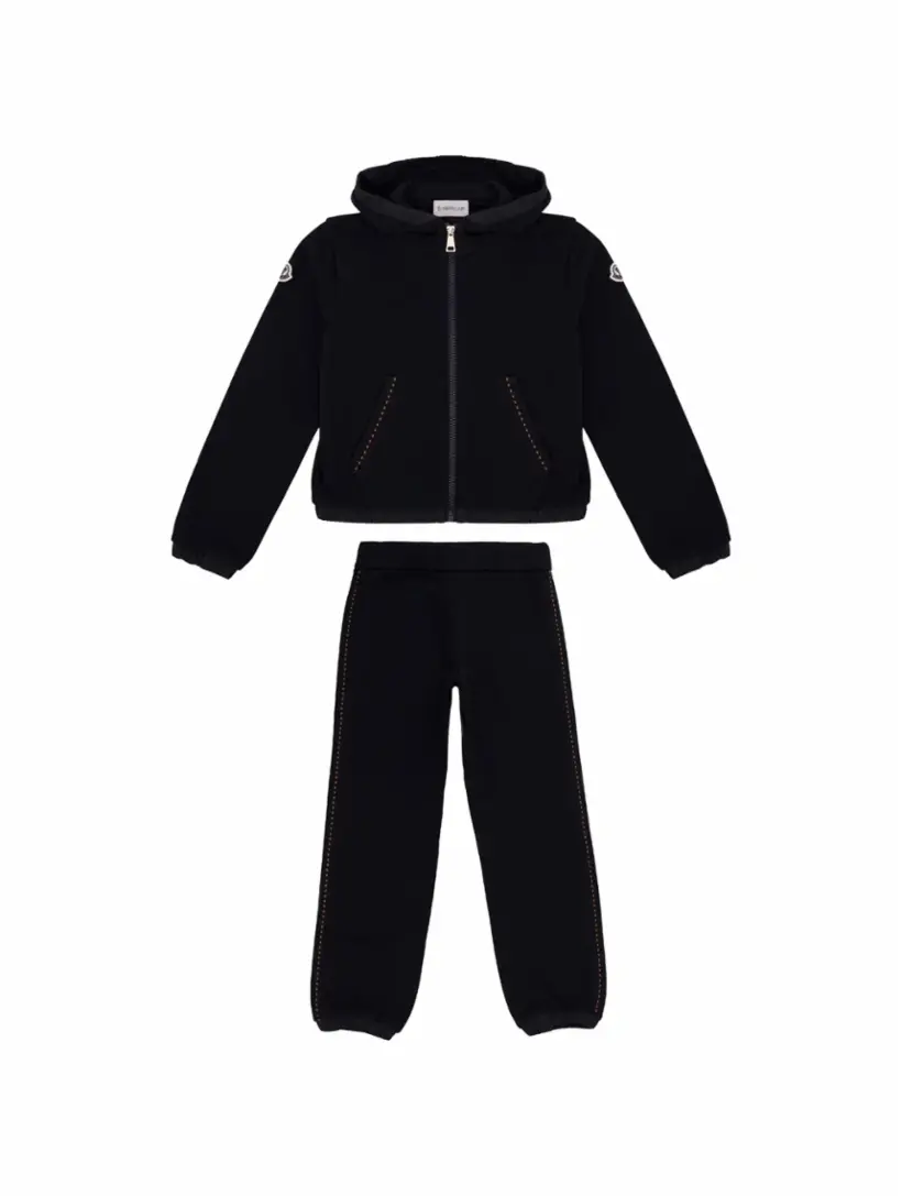 

Спортивный костюм с логотипом Moncler, тёмно-синий