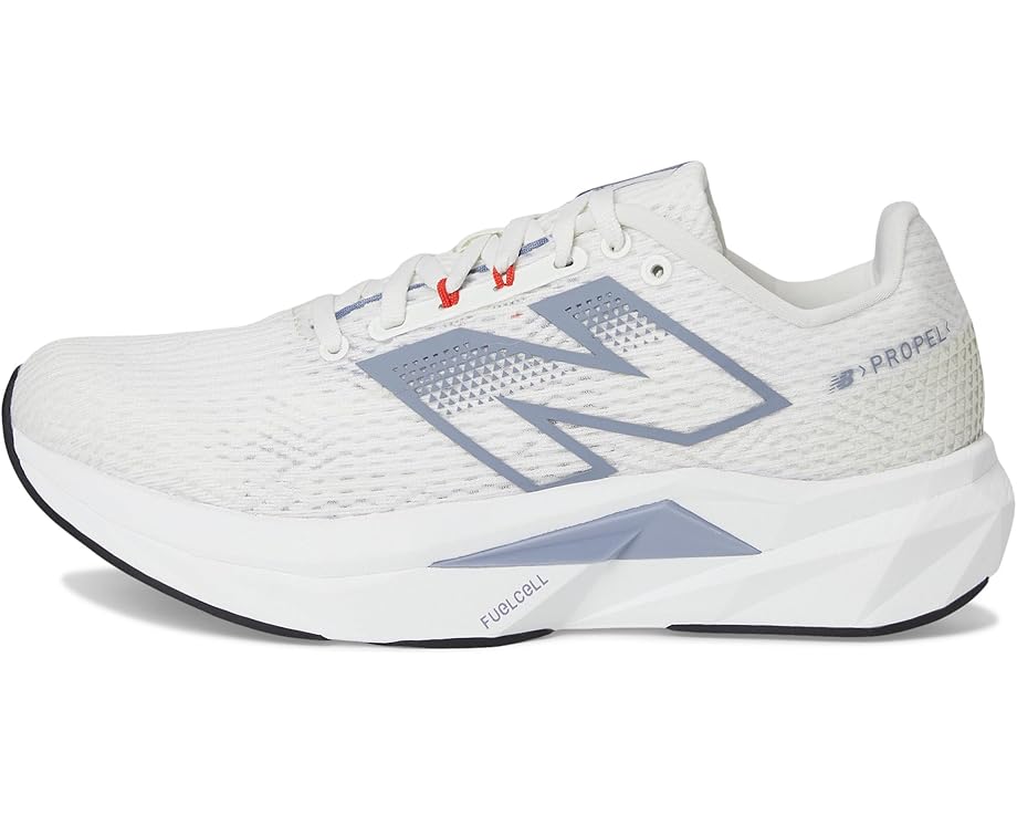 Кроссовки New Balance FuelCell Propel v5, цвет Sea Salt/Dusk Shower/White — фото 4