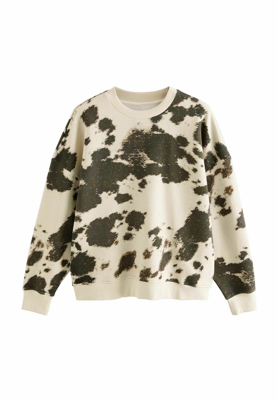 

Толстовка Next ALL-OVER PRINT CREW NECK, Chocolate Cow/Beige