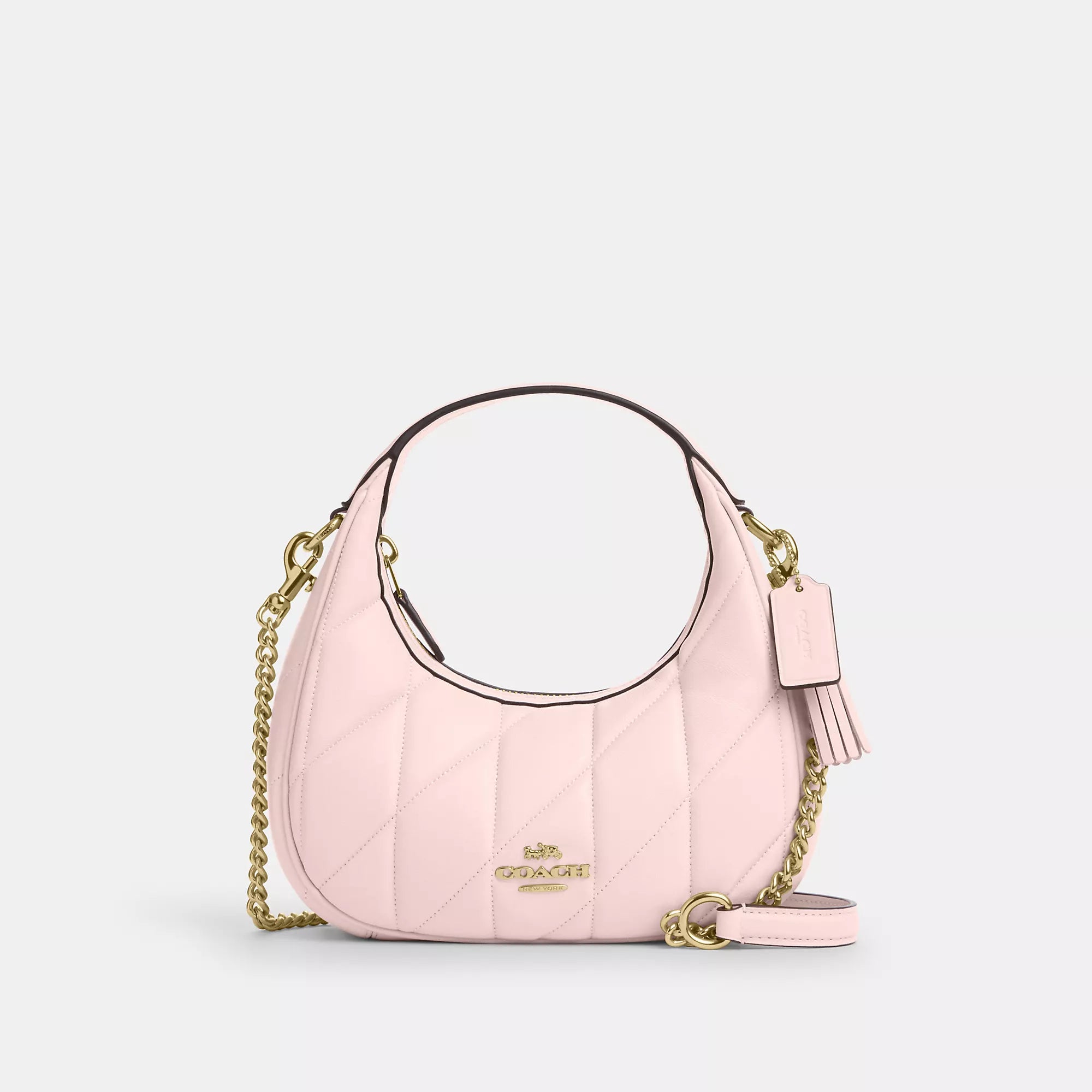 

Coach Outlet Carmen Мини Сумка Через Плечо С Стеганой Отделкой, цвет gold/blush