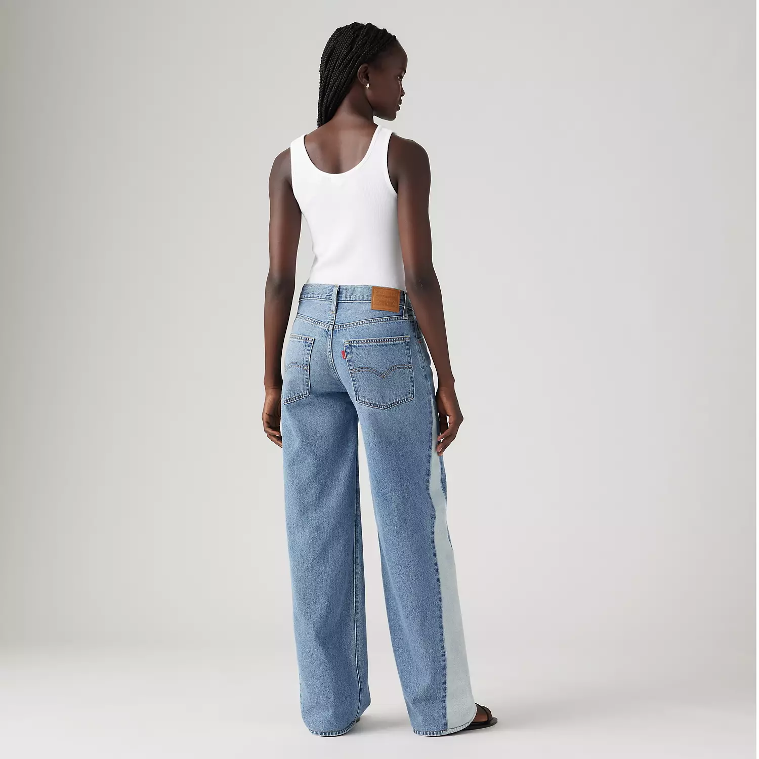 Женские джинсы Baggy Dad Pieced Levi's, цвет Mixed Bag - Medium Wash — фото 3